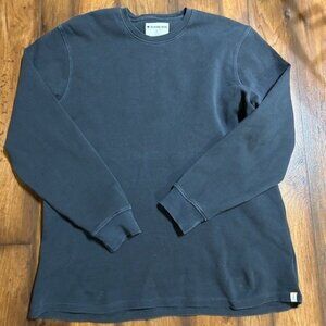 The Normal Brand charcoal men's thermal crew - size XL